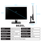 Bezel Focus 24 Black