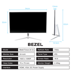 Bezel Focus 24 White